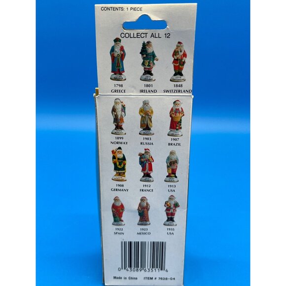 Limited Edition Porcelain Antique Santa Collectible Figurine 1848 Switzerland - Picture 7 of 7